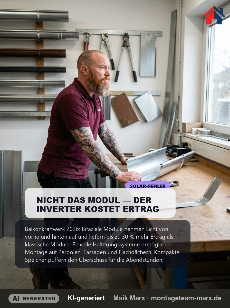 Balkonkraftwerk 2026: Der Inverter entscheidet alles