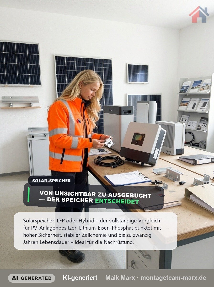Solarspeicher: LFP oder Hybrid – was passt zu Ihnen?