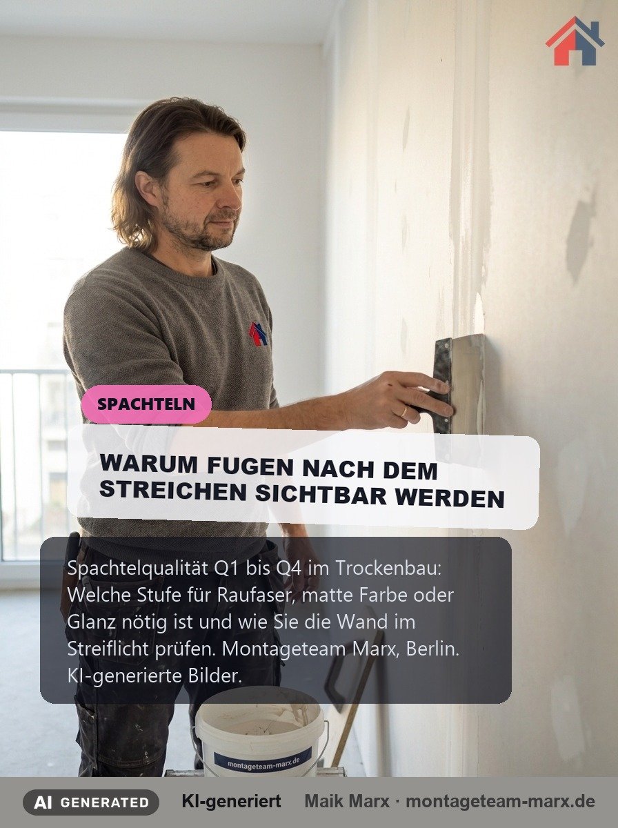 Spachtelqualität Q1 bis Q4: Welche Oberfläche Sie wirklich brauchen