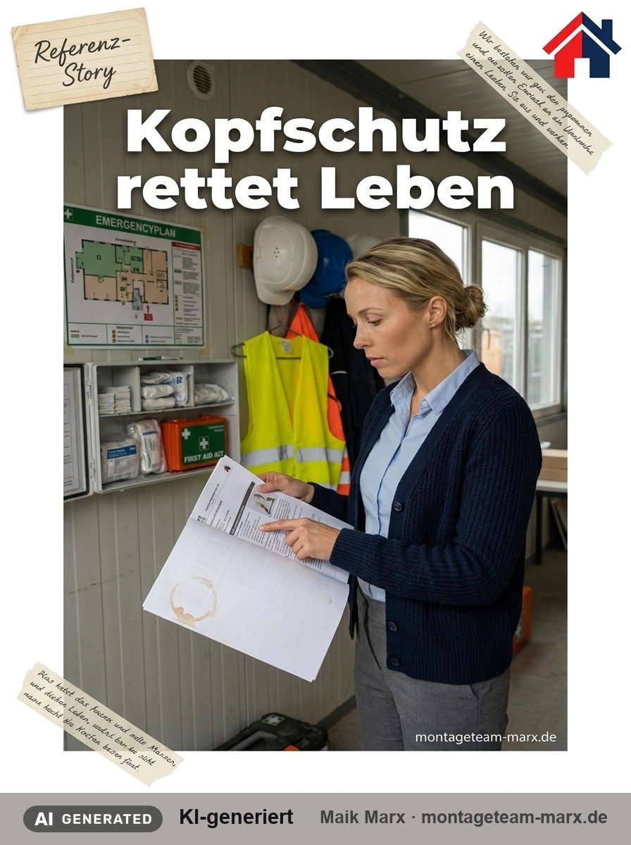 DGUV Vorschrift 38: Kopfschutz-Pflicht auf der Baustelle