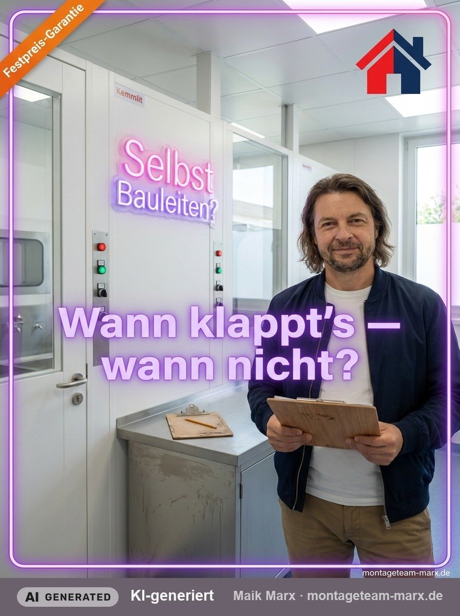 Bauleitung selbst übernehmen: Wann ja, wann nein?