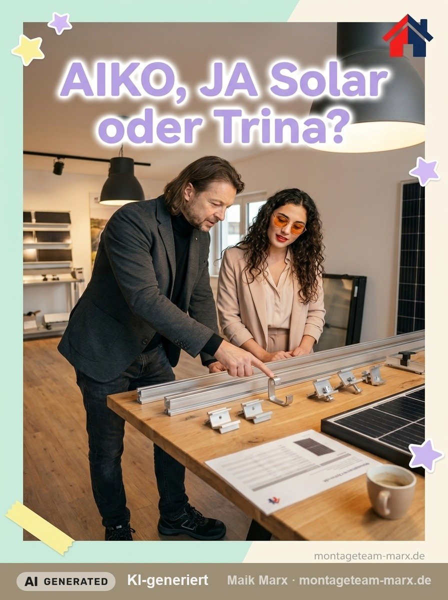AIKO, JA Solar oder Trina Solar – welches Solarmodul gehört auf Ihr Dach?