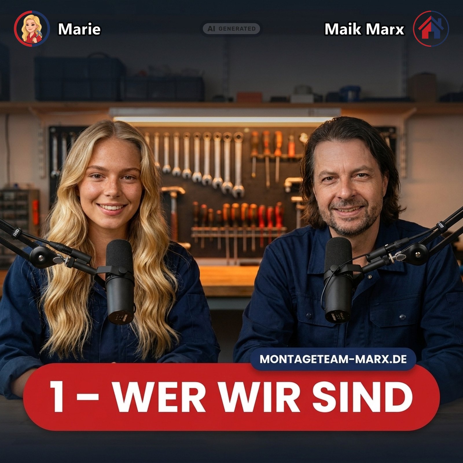 Cover der Podcast-Folge 1: Wer wir sind und wann sich Heimwerken wirklich lohnt