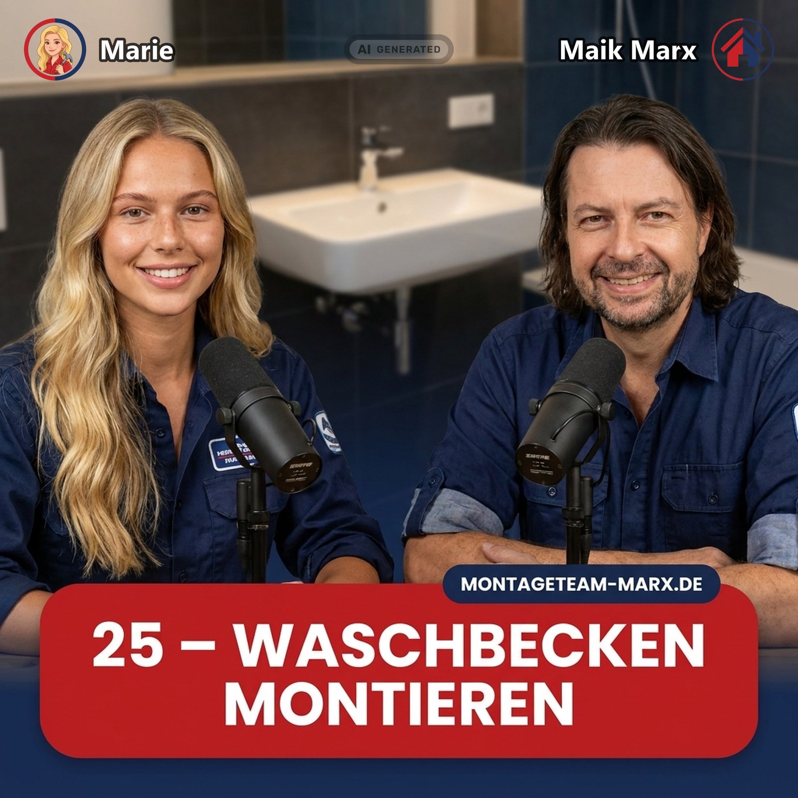 Cover der Podcast-Folge 25: Waschbecken montieren oder austauschen