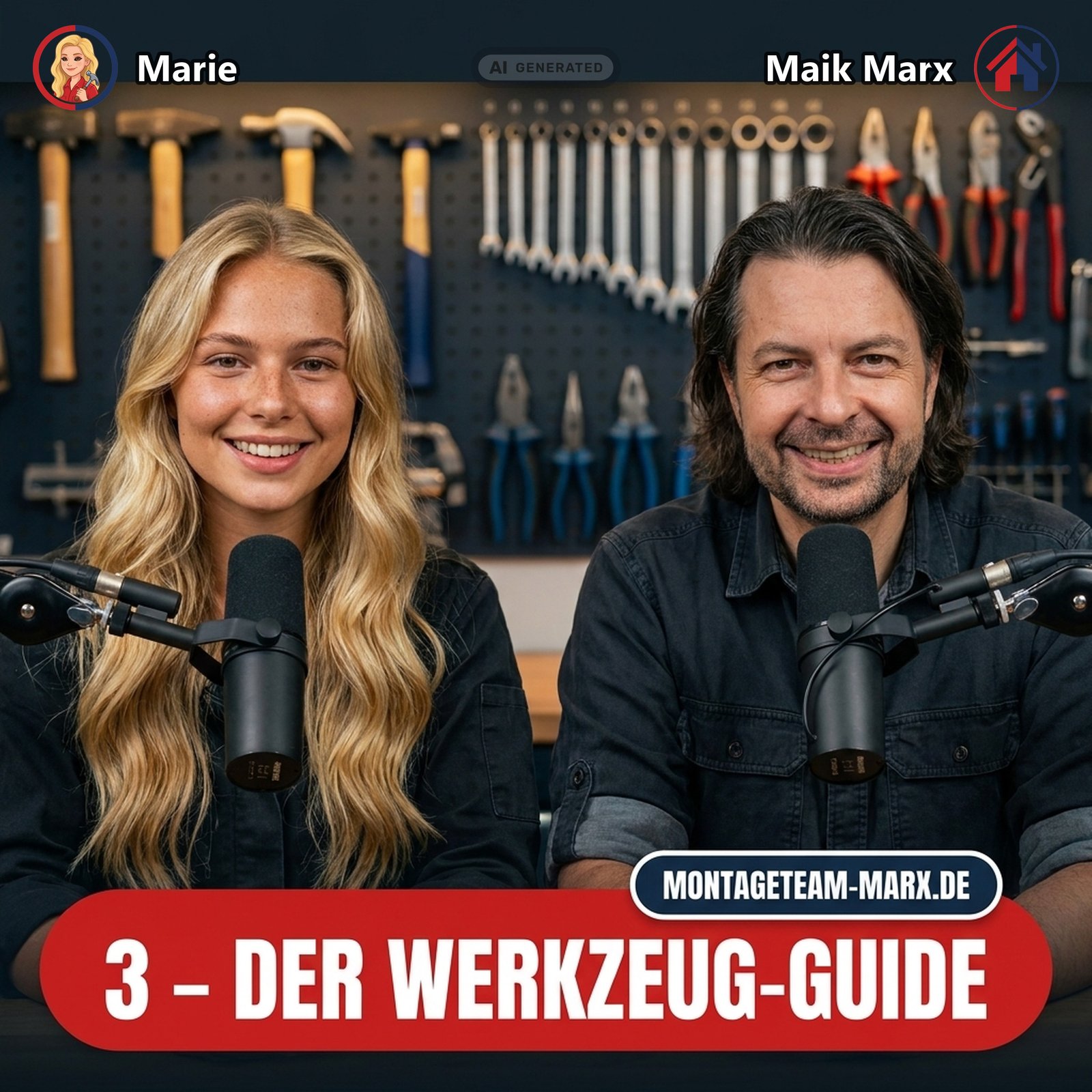 Cover der Podcast-Folge 3: Werkzeug-Guide — was wirklich in jeden Haushalt gehört
