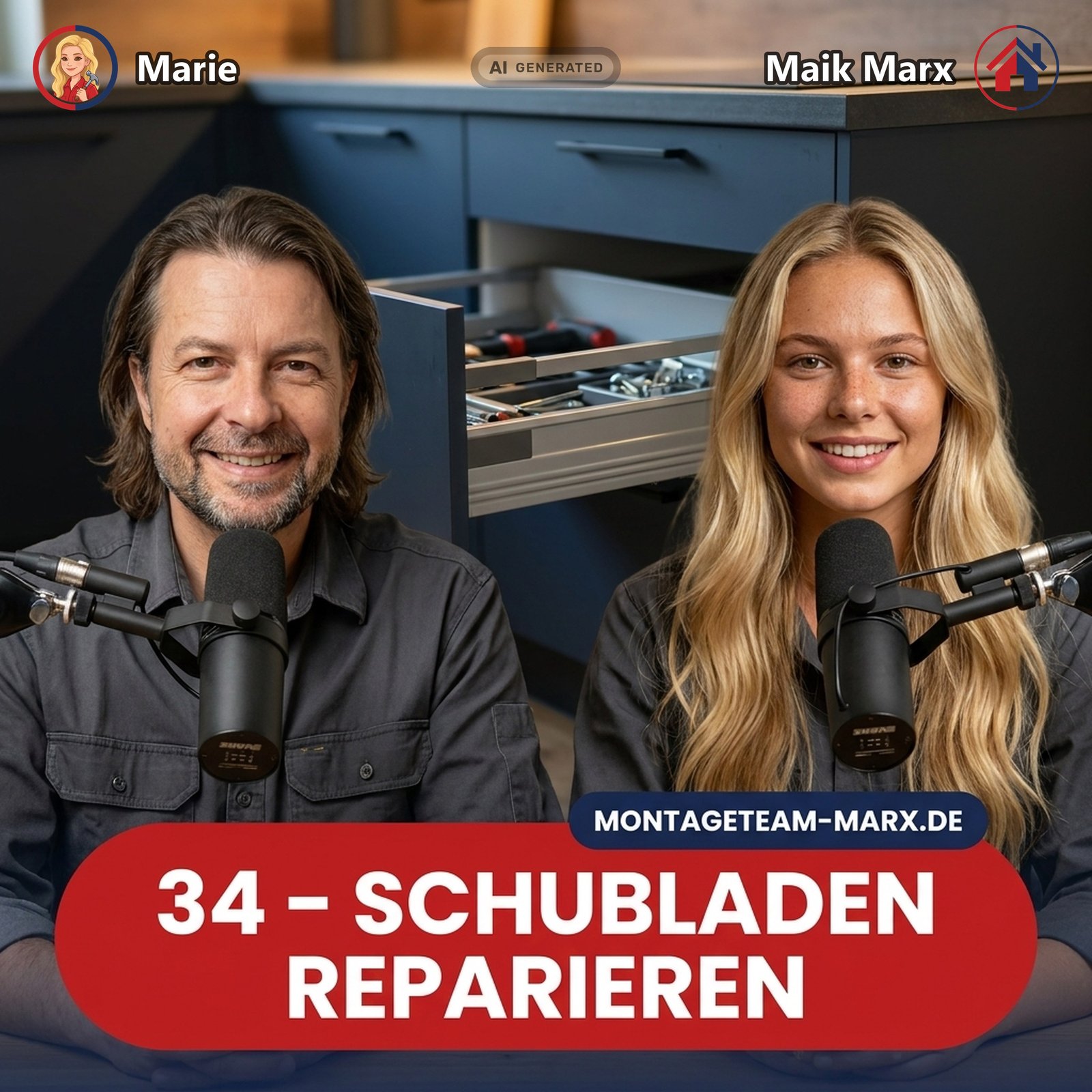 Cover der Podcast-Folge 34: Schubladen reparieren