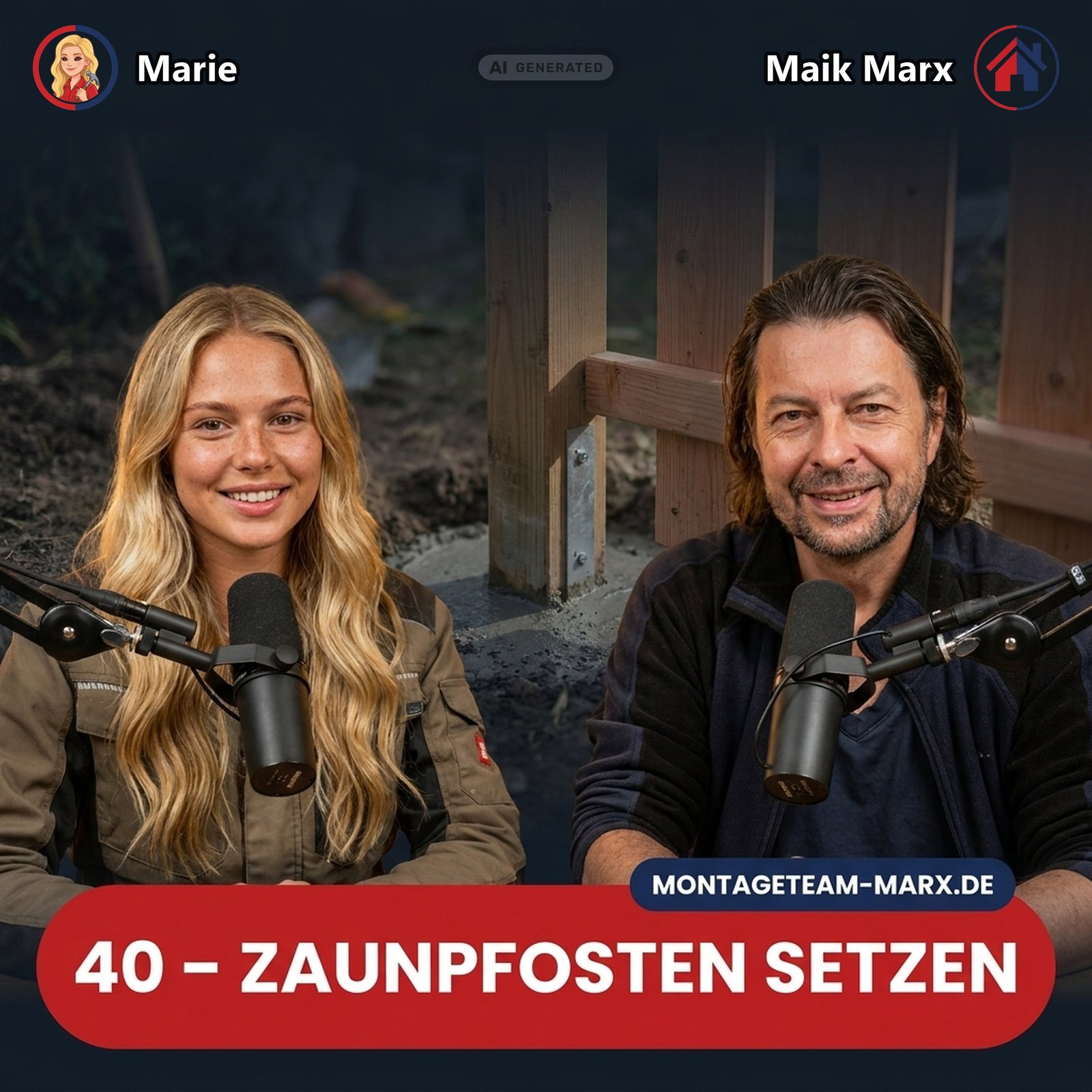 Cover der Podcast-Folge 40: Zaunpfosten setzen