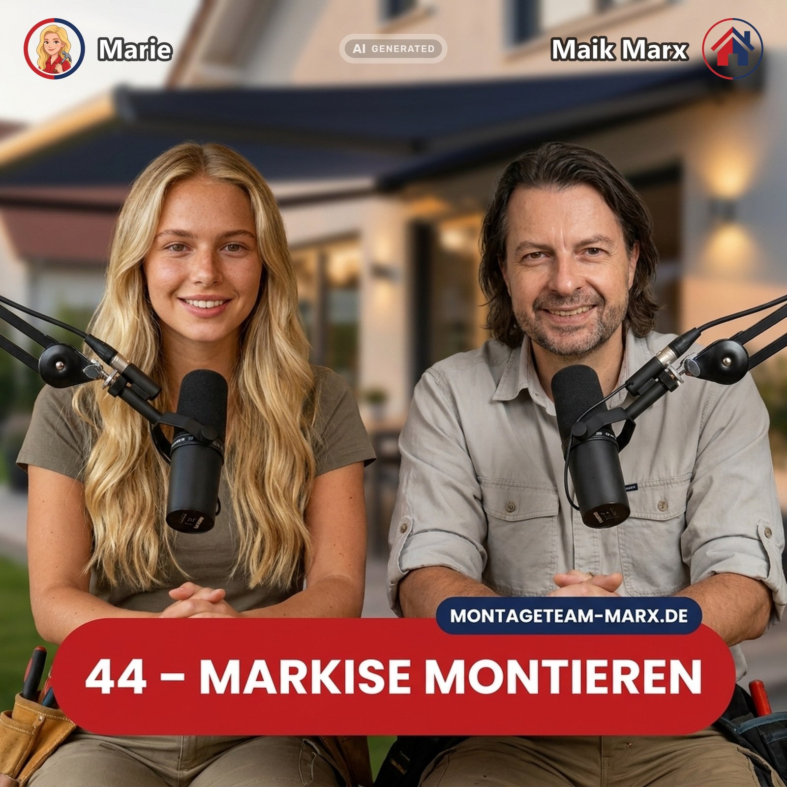 Cover der Podcast-Folge 44: Markise montieren