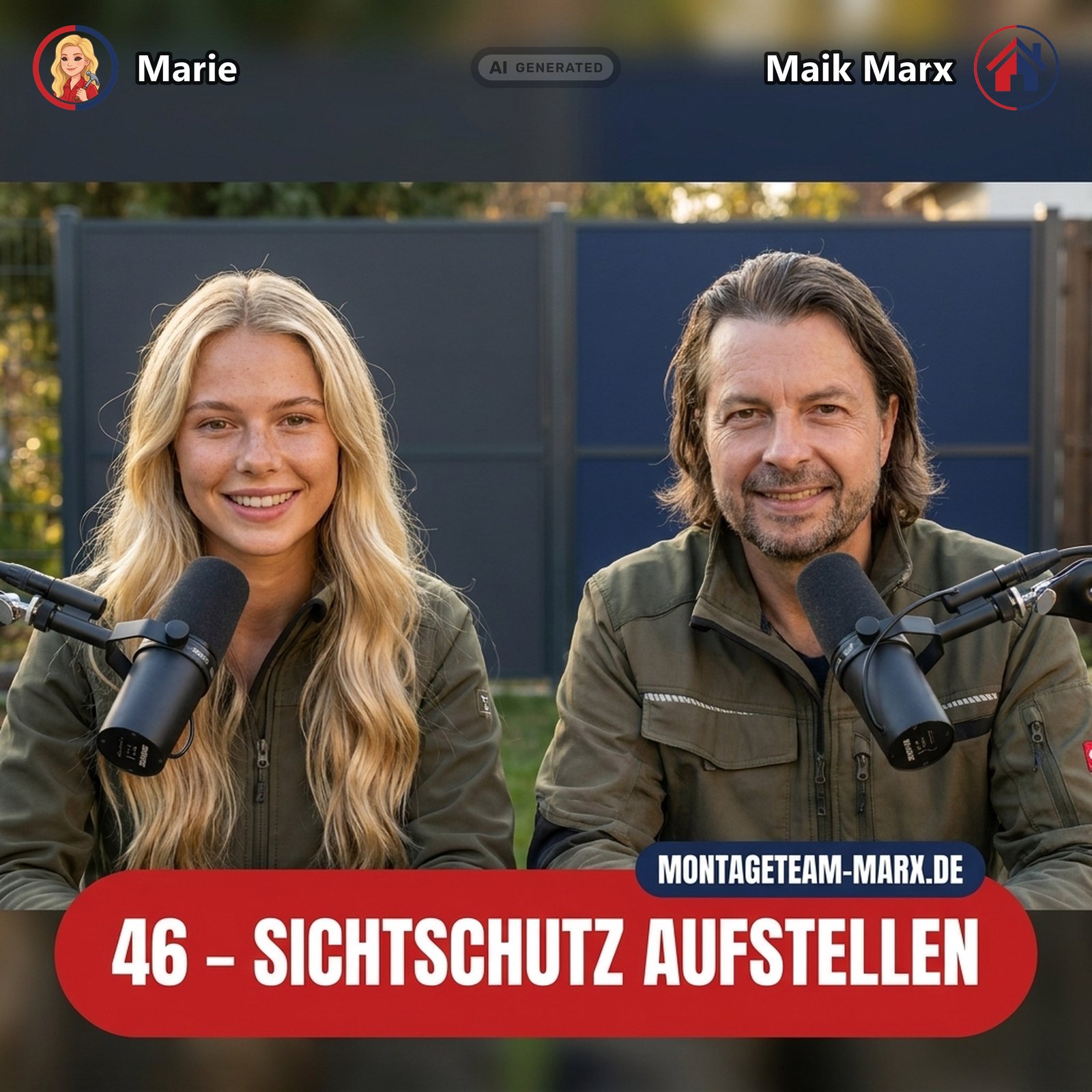 Cover der Podcast-Folge 46: Sichtschutz aufstellen