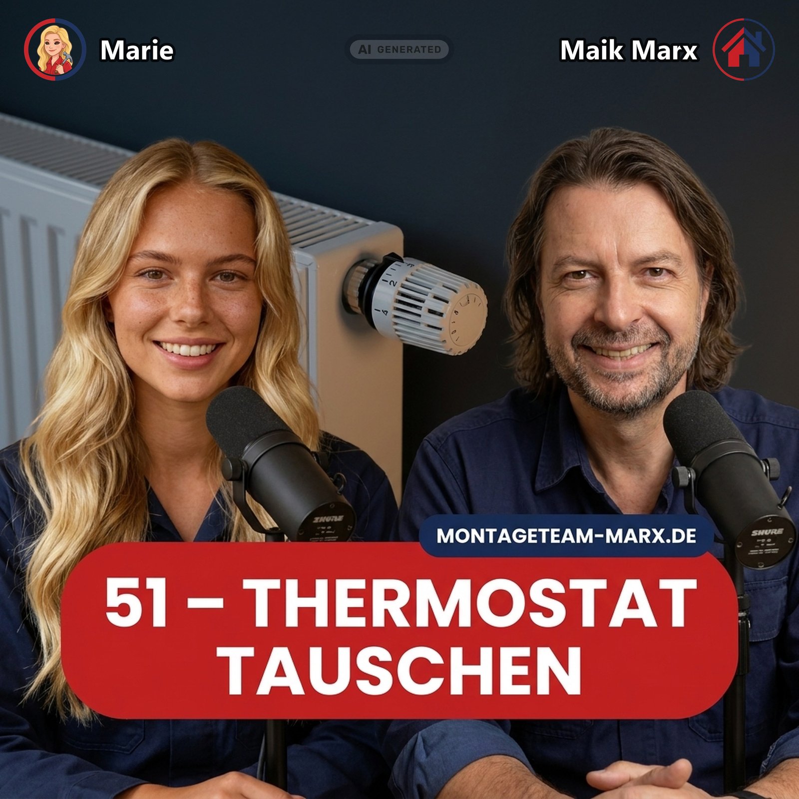 Cover der Podcast-Folge 51: Heizungs-Thermostat tauschen