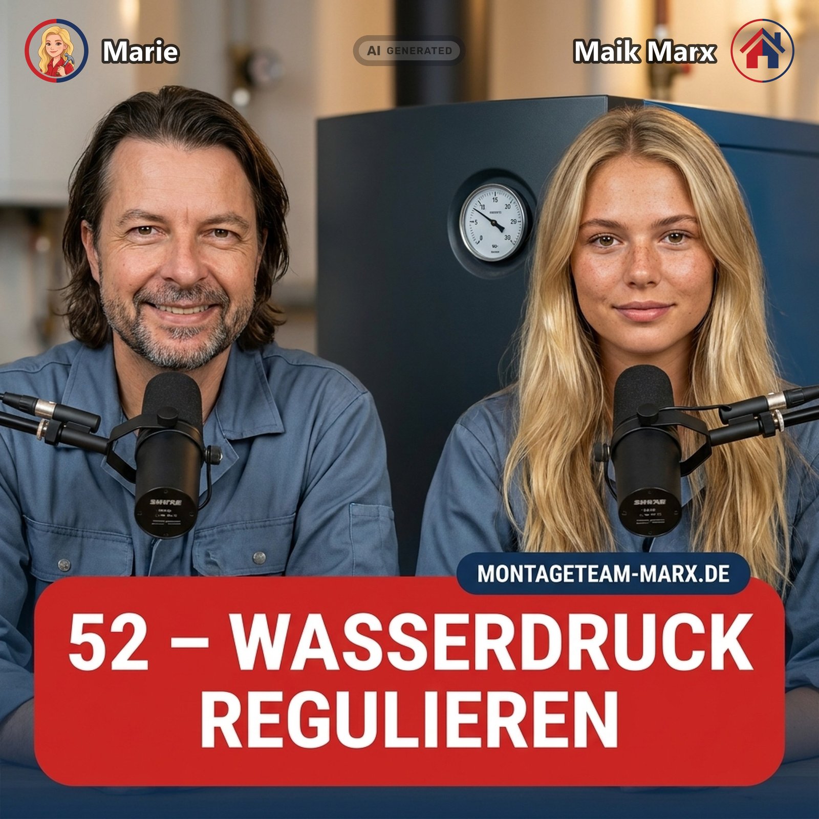 Cover der Podcast-Folge 52: Wasserdruck regulieren
