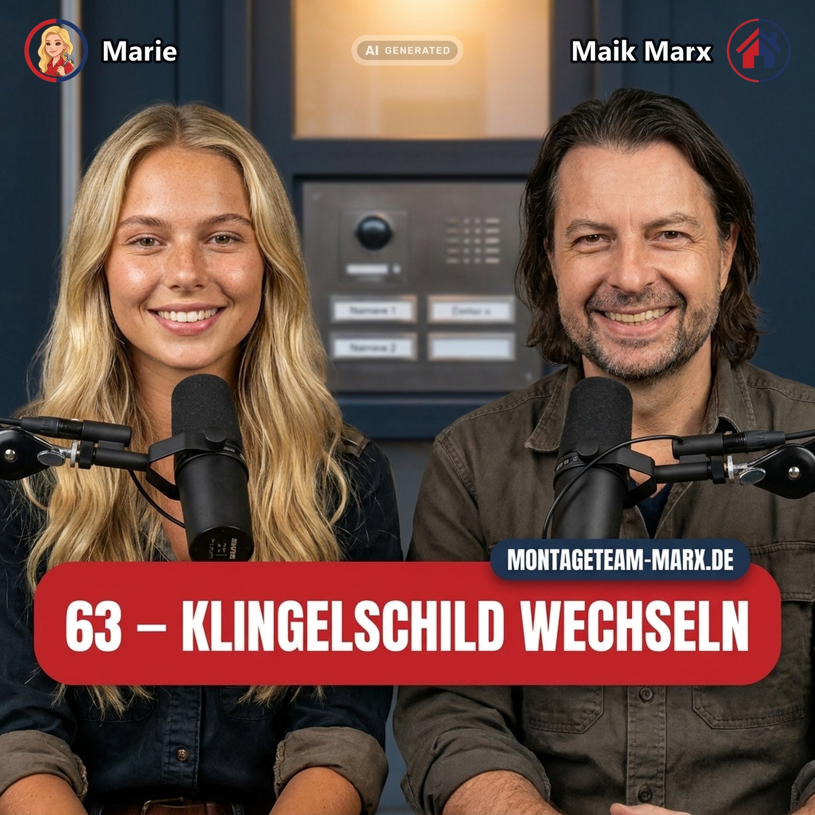 Cover der Podcast-Folge 63: Klingelschild wechseln