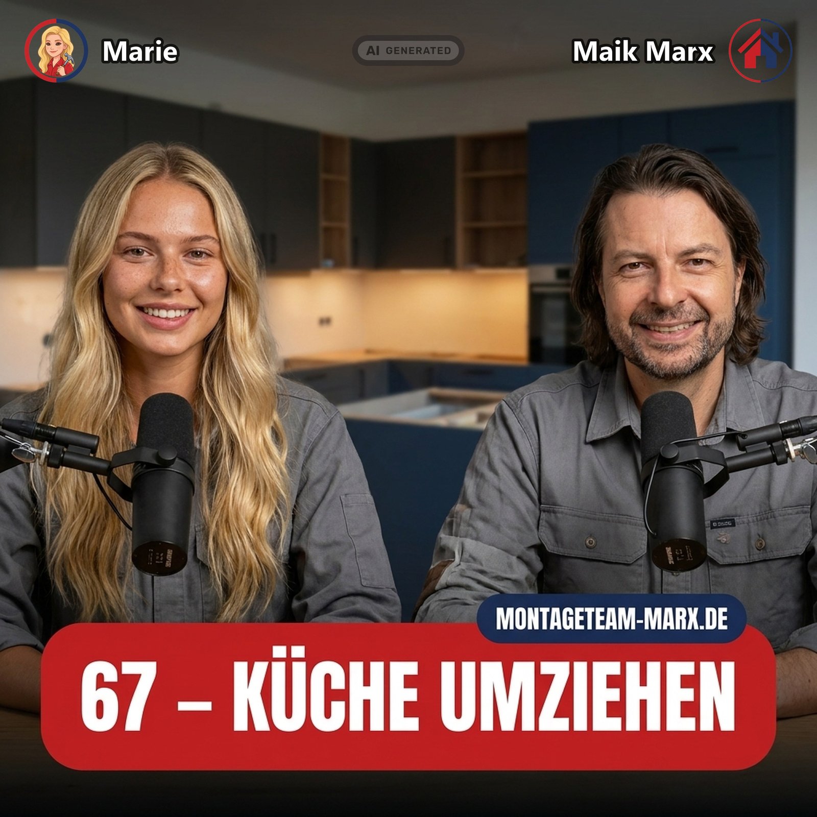 Cover der Podcast-Folge 67: Küche umziehen
