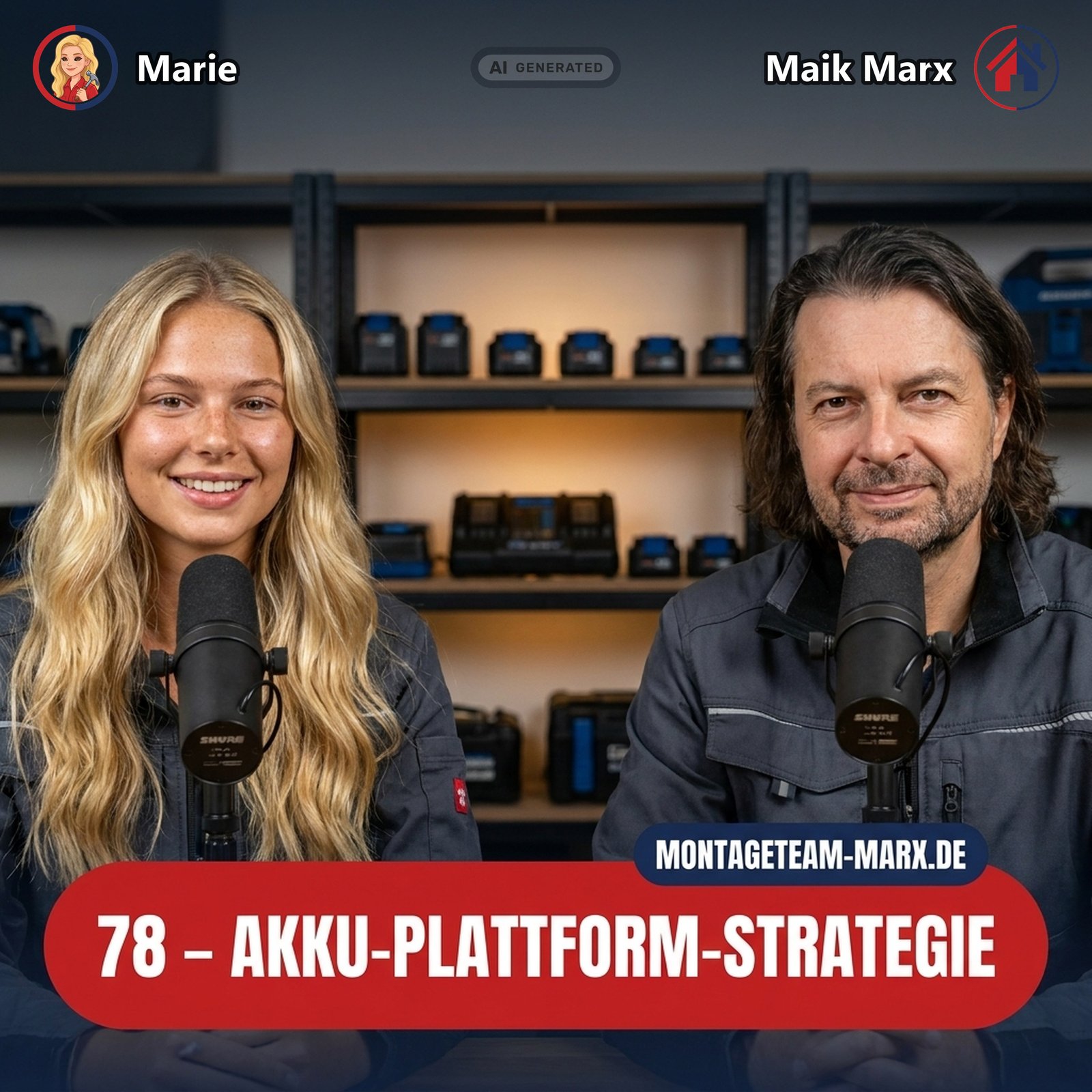 Cover der Podcast-Folge 78: Akku-Plattform-Strategie