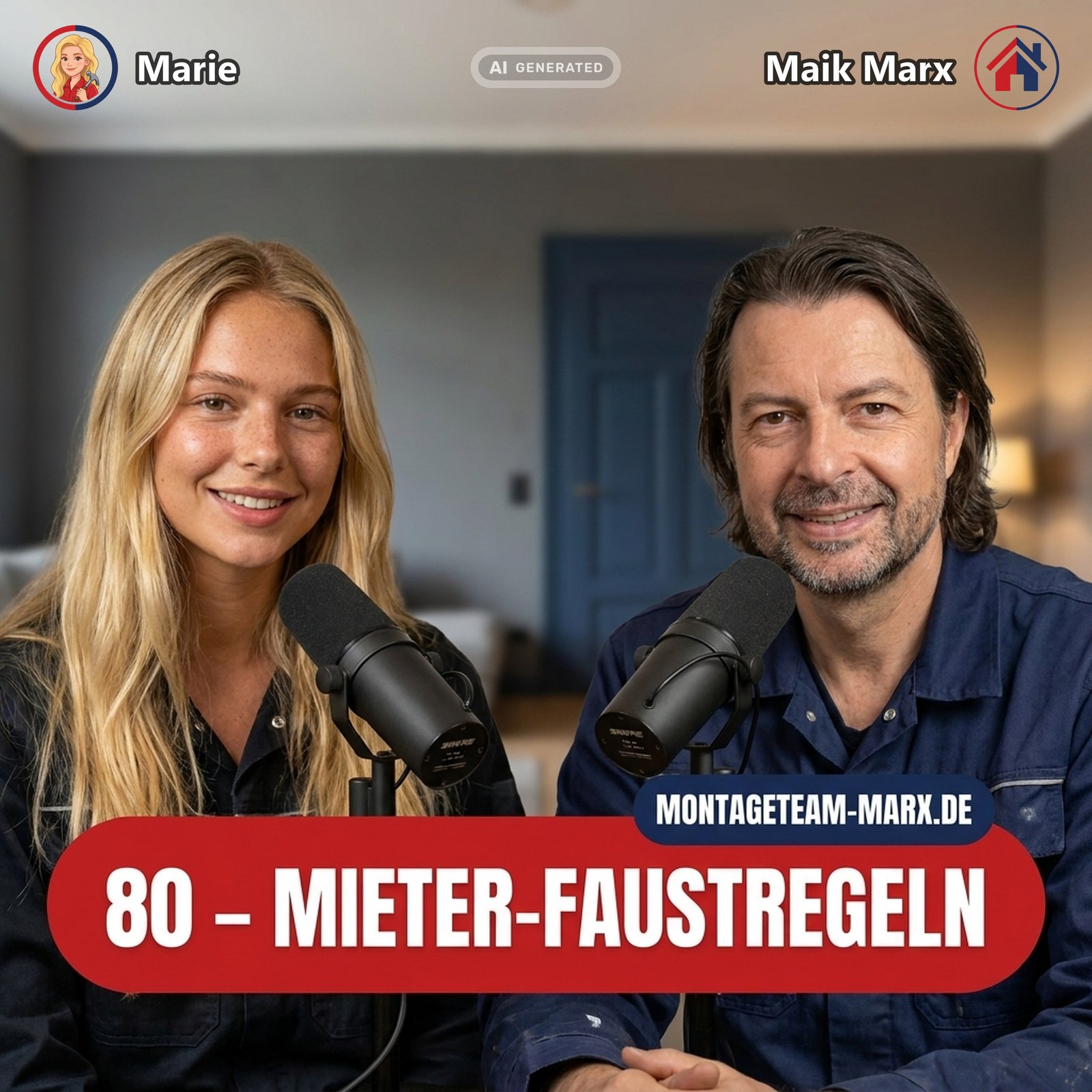 Cover der Podcast-Folge 80: Mieter Faustregeln
