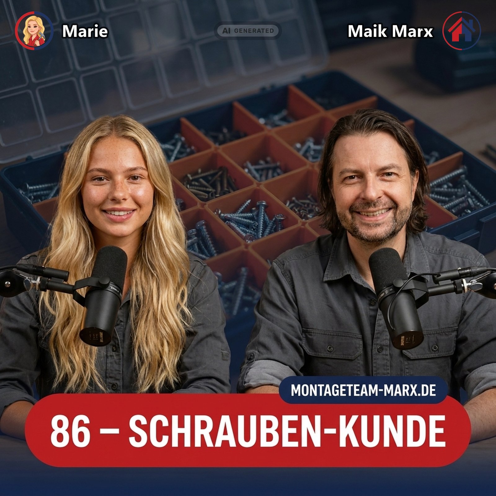 Cover der Podcast-Folge 86: Schrauben-Kunde