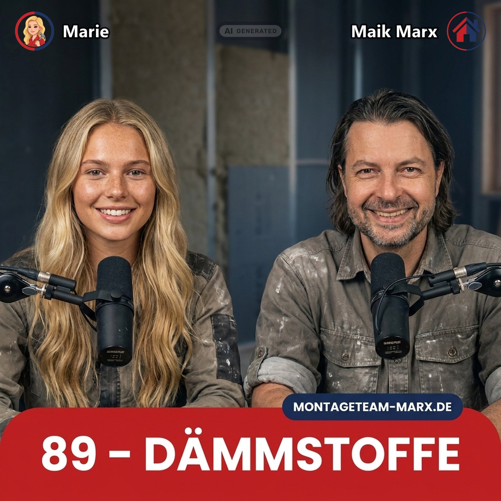 Cover der Podcast-Folge 89: Dämmstoffe